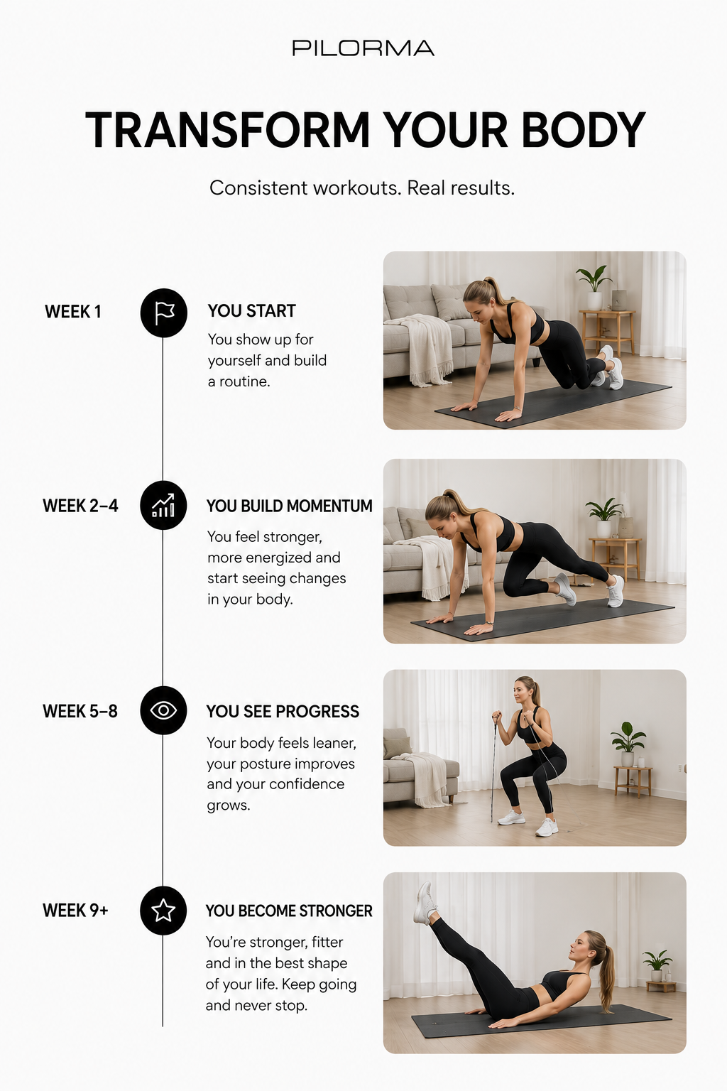 Pilates reformer Set